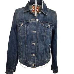 Levi's Original Trucker Denim Blue Jean Jacket SZ M